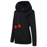 Black Cat Hoodie with Ears