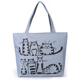 Cat Canvas Tote Bag