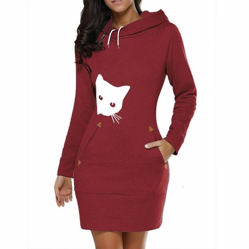 Cat hoodie dress best sale