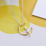 Cat Moon Necklace