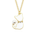 Cat Pearl Necklace