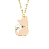 Cat Pearl Necklace