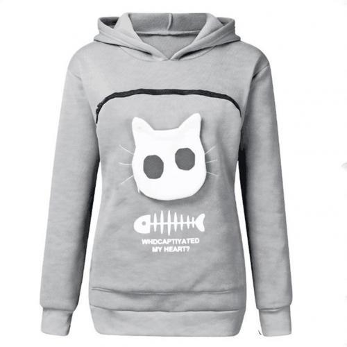 Cat Pouch Hoodie Cats Lover