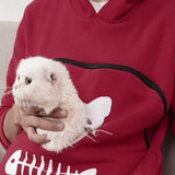 Cat Pouch Hoodie