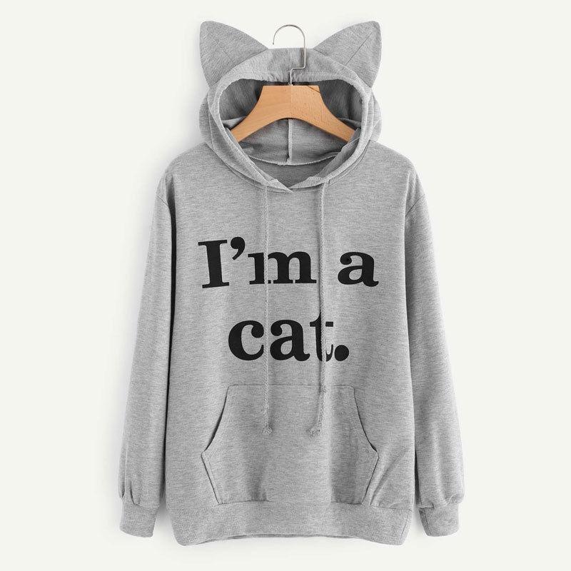 I am a cat hoodie on sale