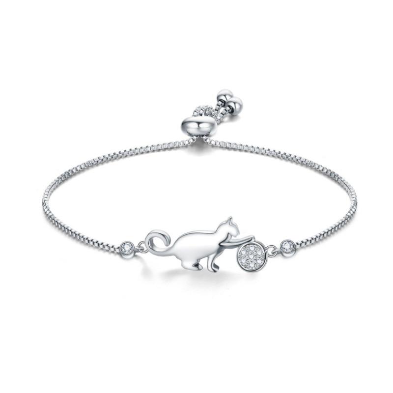 Cat Charm - Choose Your Sterling Silver Cat Charm to Add to Bracelet Space Cat