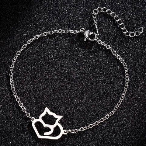 Hollow Cat Bracelet