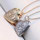 Paw Print Memory Locket