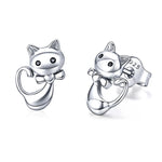 3D Cat Earrings