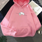 Kawaii Cat & Boba Hoodie