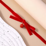 Red Velvet Bell Choker