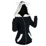 Cat Zip-up Sweatshirt