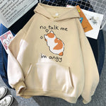 No Talk Me Angry Cat Hoodie