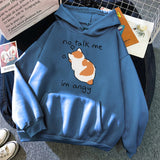 No Talk Me Angry Cat Hoodie