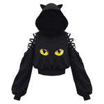 Gothic Cat Hoodie