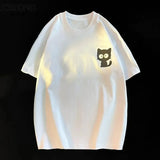 Cat Print T-Shirt