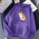 No Talk Me Angry Cat Hoodie