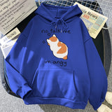 No Talk Me Angry Cat Hoodie