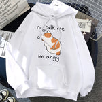 No Talk Me Angry Cat Hoodie