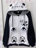 Kawaii Embroidered Hoodie