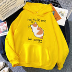 No Talk Me Angry Cat Hoodie