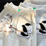 Cat Zip-Up Hoodie