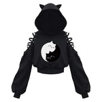 Gothic Cat Hoodie