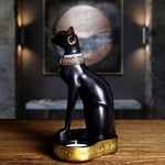 Black Cat Egyptian Statue