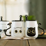 Black and White Cat Coffee Mugs