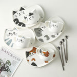 Cat Coffee Cup Set