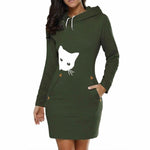 Cat Hoodie Dress