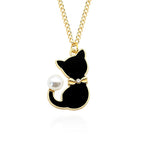 Cat Pearl Necklace