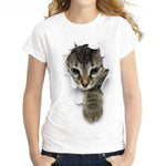 Cat T-Shirt with Cat At Heart