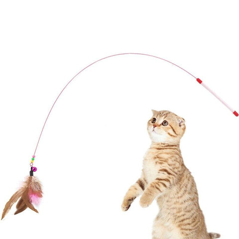 Cat Toy Feather Wand