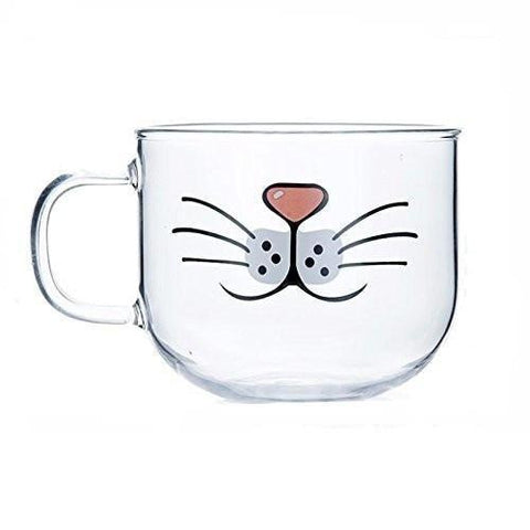 Cat Whiskers Clear Mug