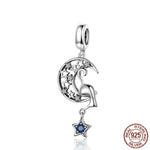 Cat and Moon Charm