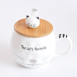 Cat coffee Mug with Lid