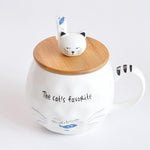 Cat coffee Mug with Lid