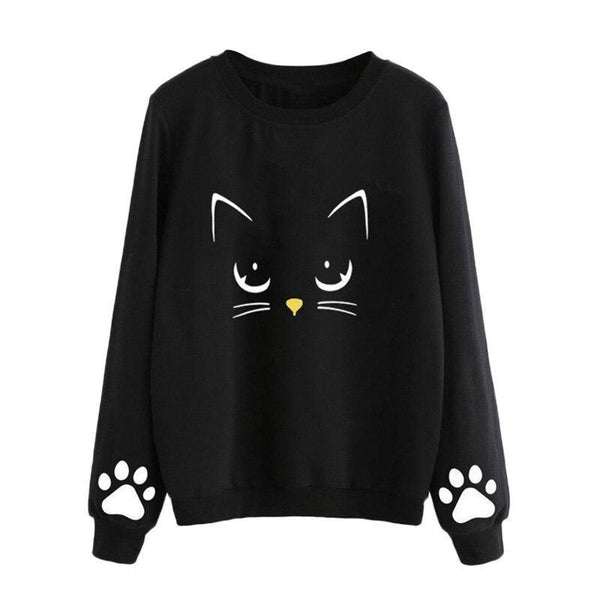 Cute deals cat sweatshirts