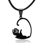 Yin Yang Cat Necklace